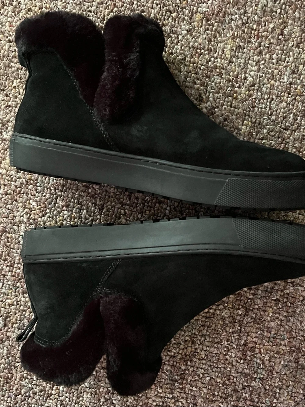 Cougar Duffy Black Waterproof Suede booties